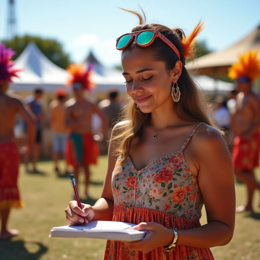 Company founder at first festival coverage event
