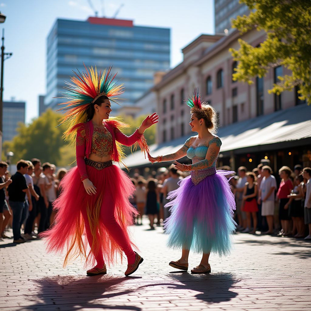 Adelaide Fringe Festival street performance