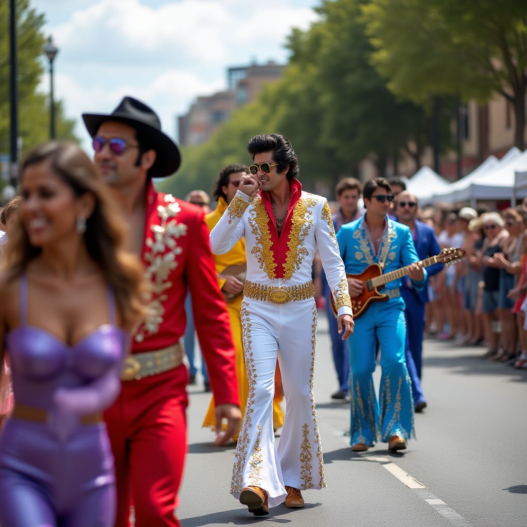 Parkes Elvis Festival parade