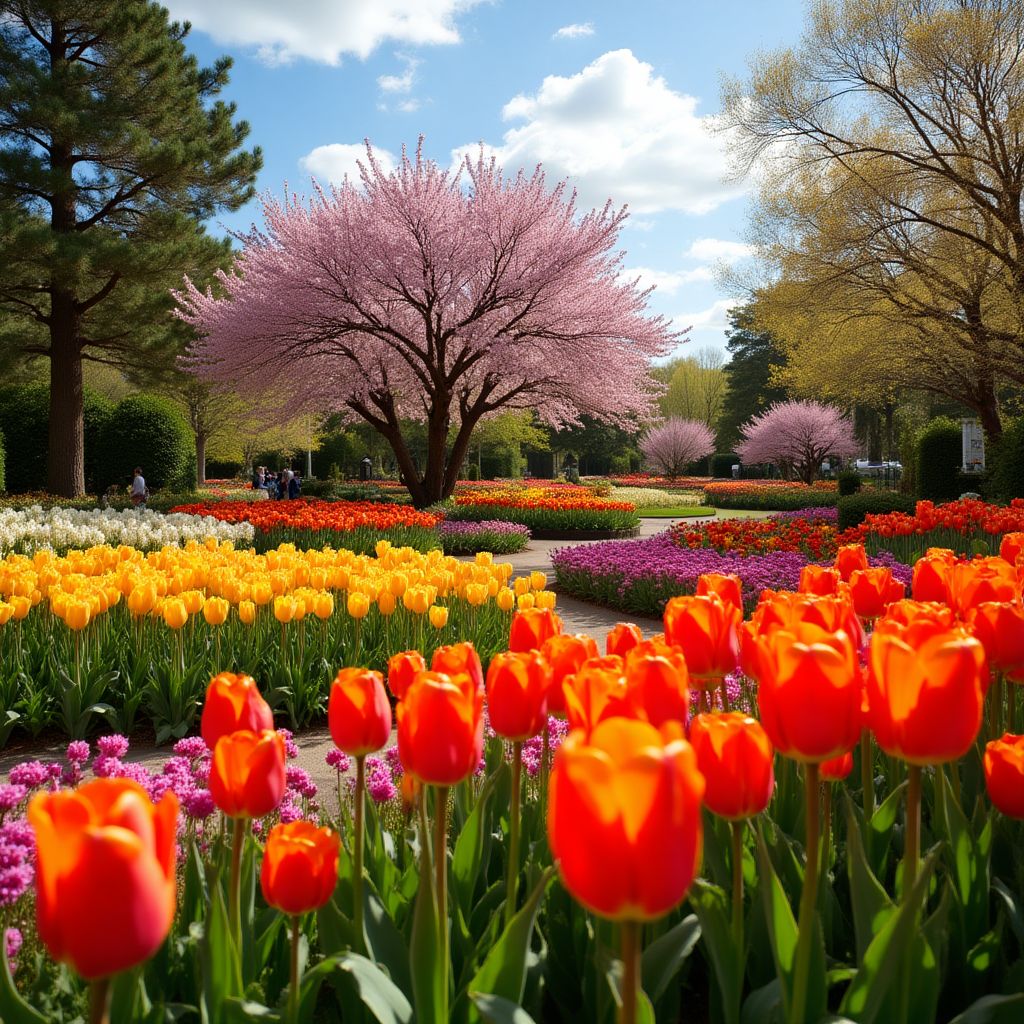Floriade flower festival in Canberra